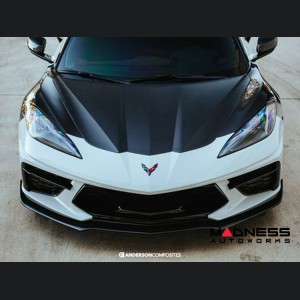 Chevrolet Corvette C8 Carbon Fiber Front Splitter - Anderson Composites